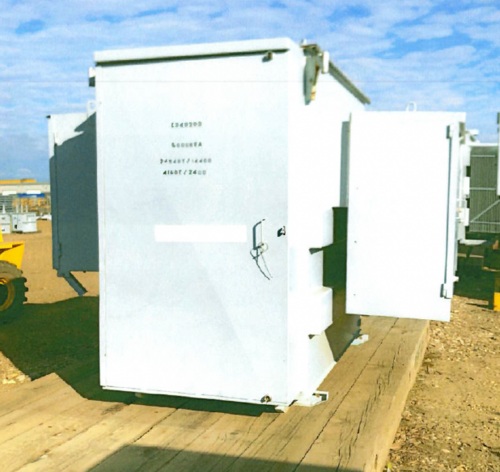 5000 KVA 24,940Y/14,400 Primary, 4160Y/2400 Secondary, Carte, Pad Mount Transformer, oil filled, 3PH, 1999 - Image 1