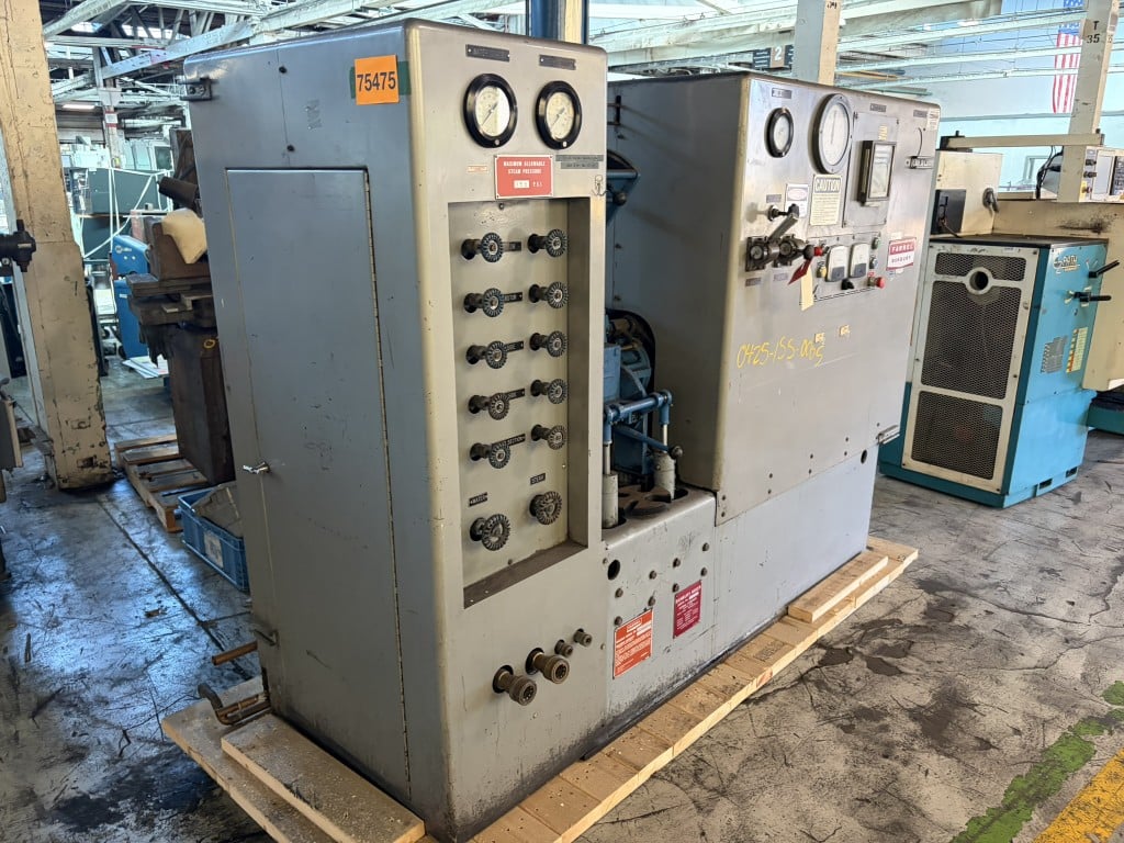 Farrel #BR, Lab Banbury Mixer, 1.6 liter, 2.6 lb. capacity, jacketed chamber, cored rotors, pneumatic hopper - Image 6