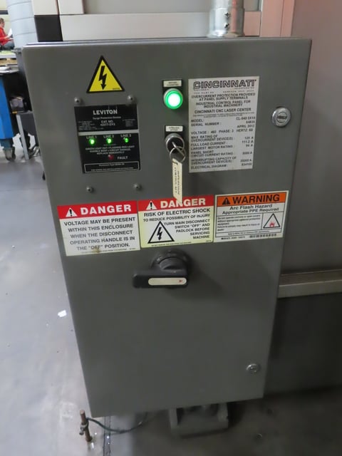 Cincinnati #CL-940, CNC Fiber Laser, 4000 watt, 60" x 120" max workpiece, 121" X, 61" Y, 10" Z, IPG YLS-4000 - Image 8