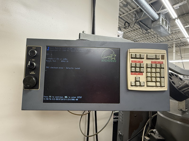 Bridgeport #EZ-Trak, CNC Vertical Mill, 9" x 48" table, 30" X, 12" Y, 16" Z, R8, 60-4,200 RPM, 3 HP, collets - Image 3