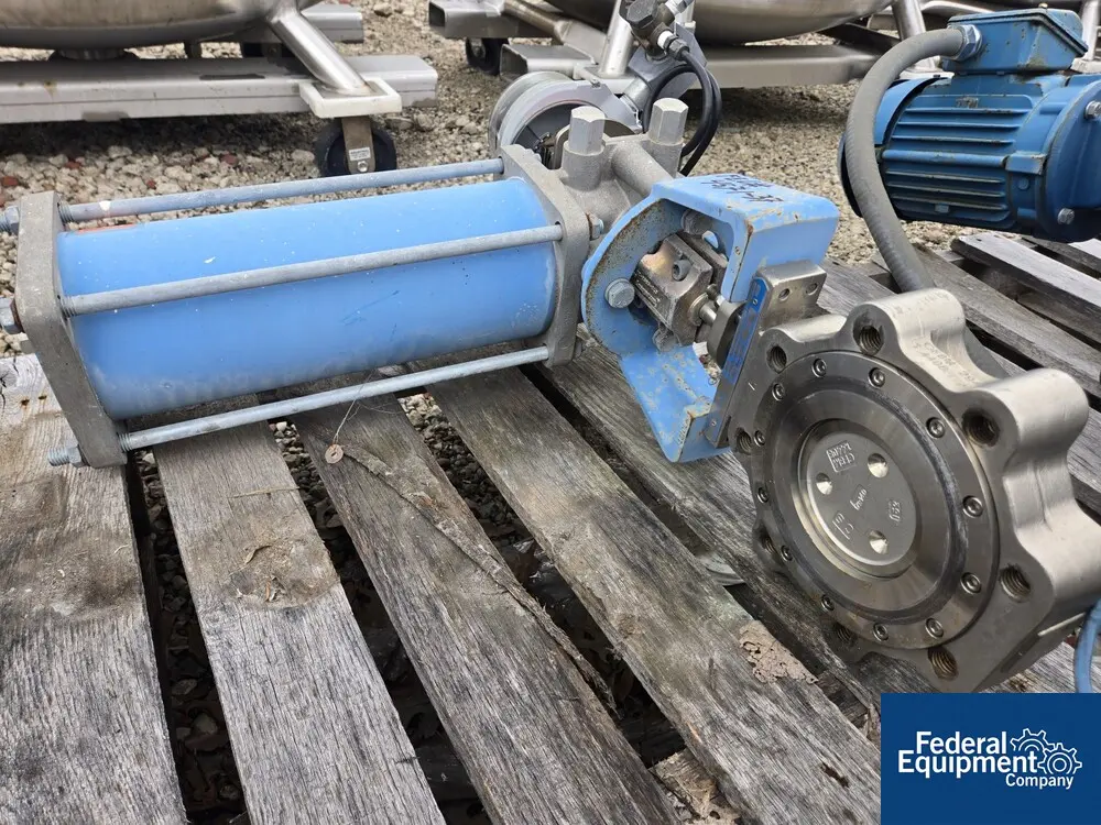 Pneumatic Valve, Stainless Steel, linear pneumatic cylinder actuator, Quartz switch box - Image 3