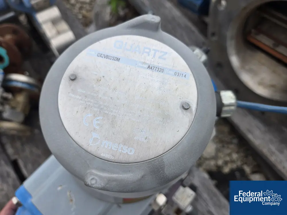 Pneumatic Valve, Stainless Steel, Jamesbury spring return actuator, Metso Quartz switch box - Image 4