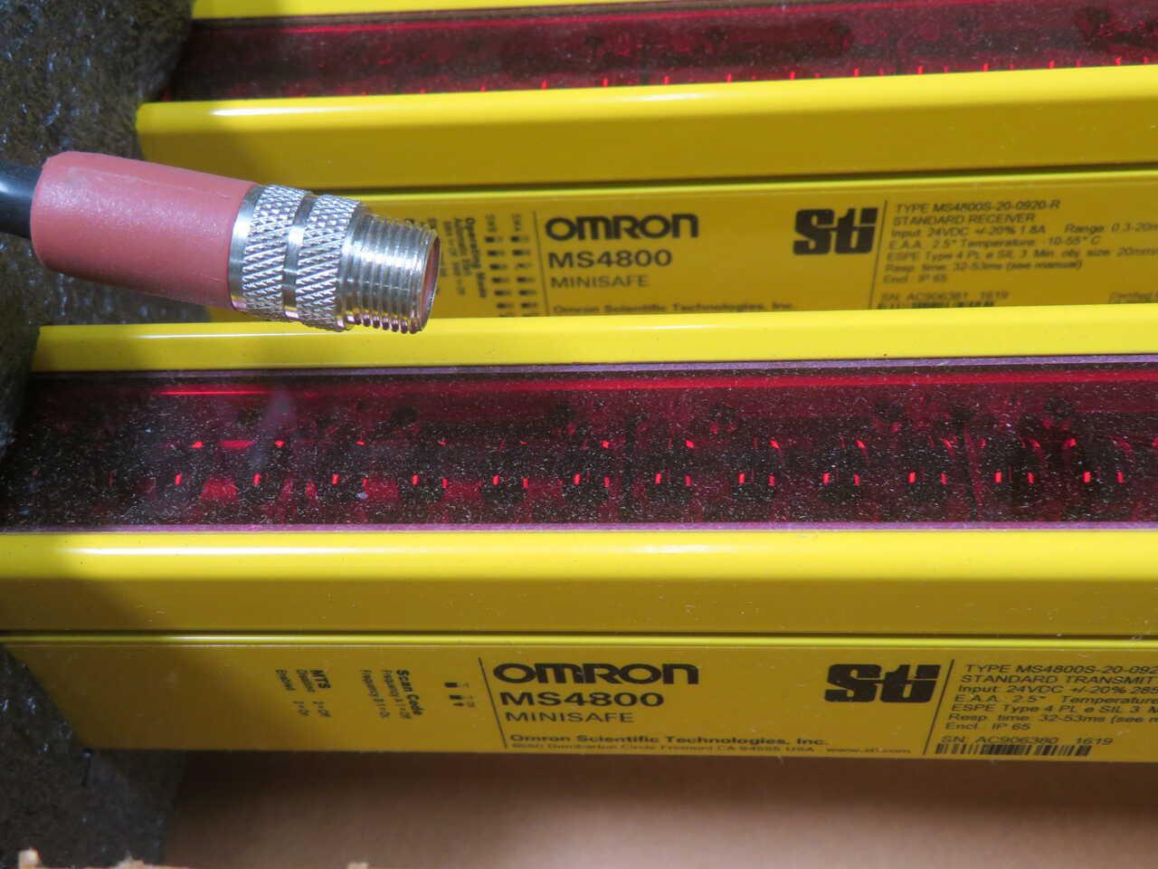 Omron #MS4800S-20-0920-R, Safety Light Curtains For Enhanced Workplace Safety - Image 7