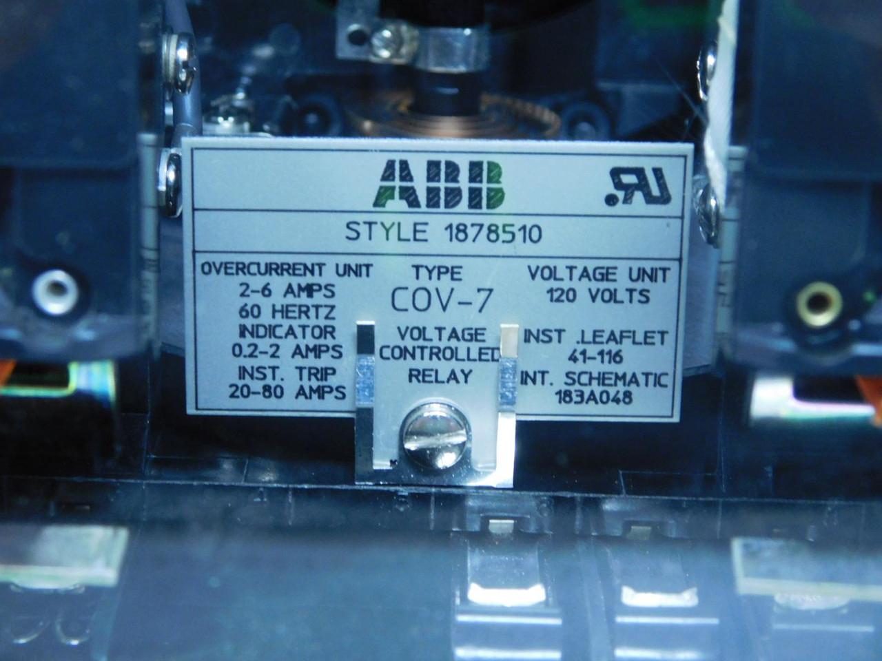 ABB #COV-7, Voltage Controlled Relay - Image 7