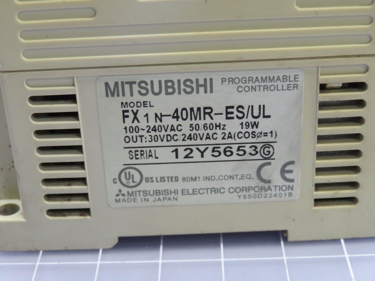 Mitsubishi #FX1N-40MR-ES/UL, Programmable Controller - Image 3