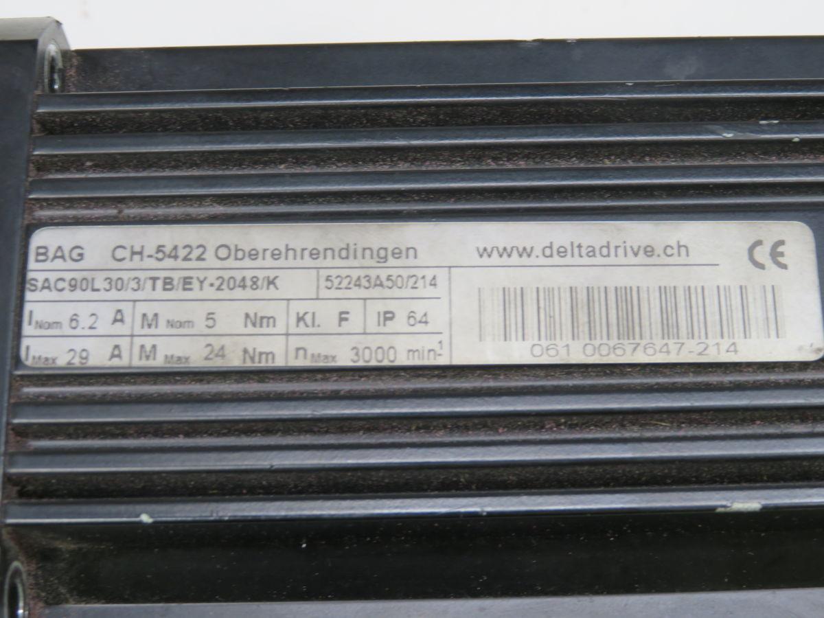 BAG #SAC90L30/3/TB/EY-2048/K, AC Servo Motor - Image 1