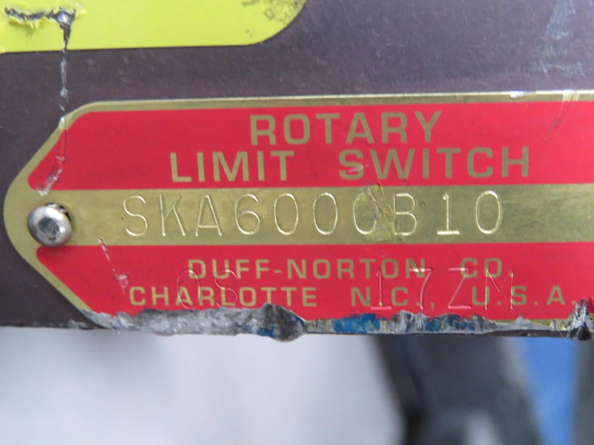 Duff Norton #FLM10010-845, Worm Gear Actuator width SKA6000B10 - Image 7