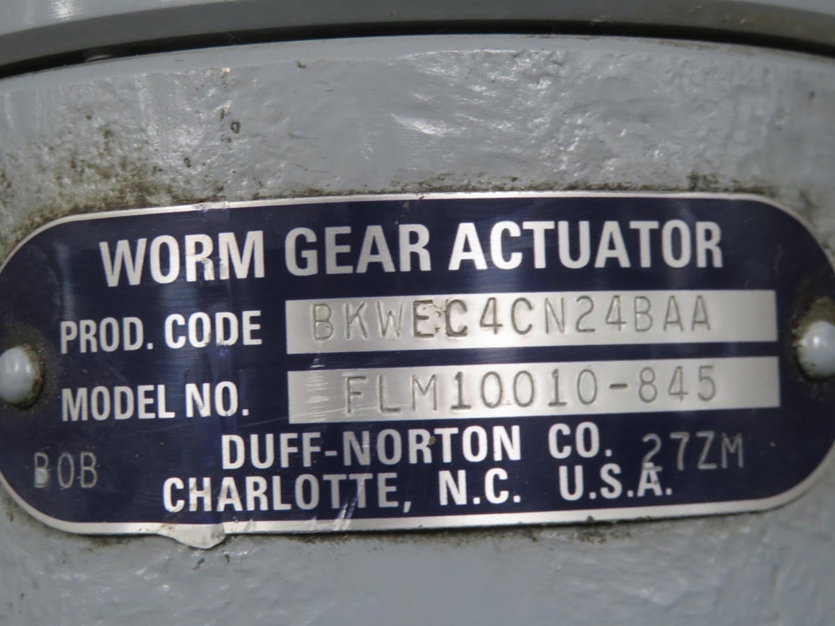 Duff Norton #FLM10010-845, Worm Gear Actuator width SKA6000B10 - Image 8