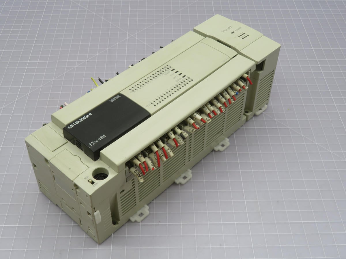 Mitsubishi #FX3U-64MR/ES-A, Programmable Controller, FX2N-8EX-ES/UL - Image 1