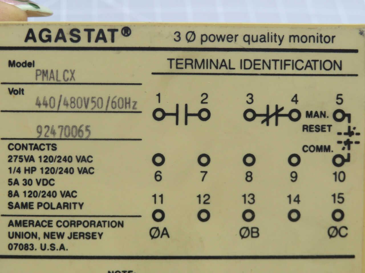 Agastat #PMALCX, Power Monitor - Image 6