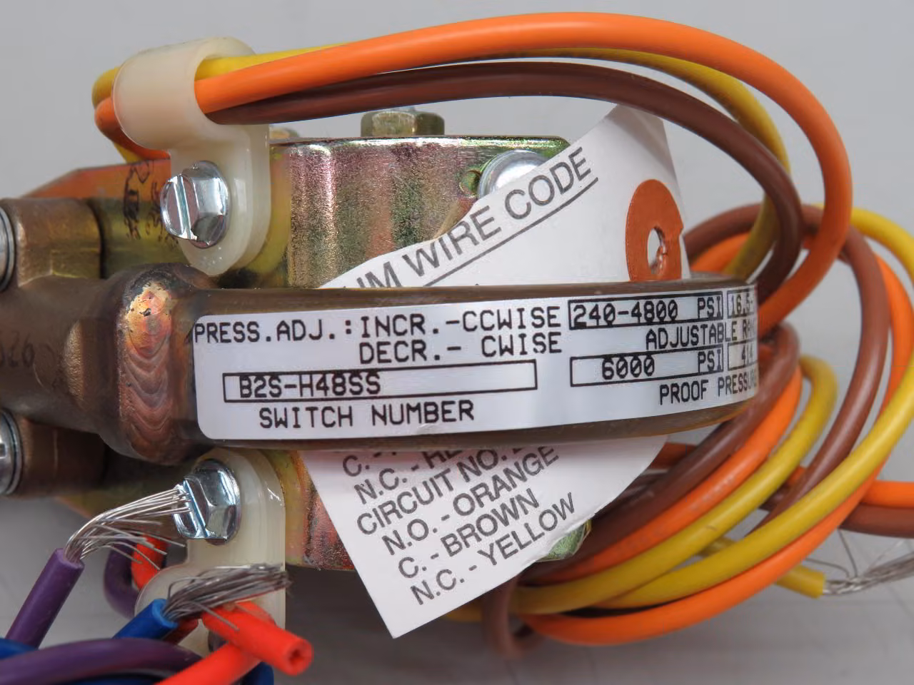 Barksdale #B2S-H48SS, pressure switch bourdon tu - Image 9