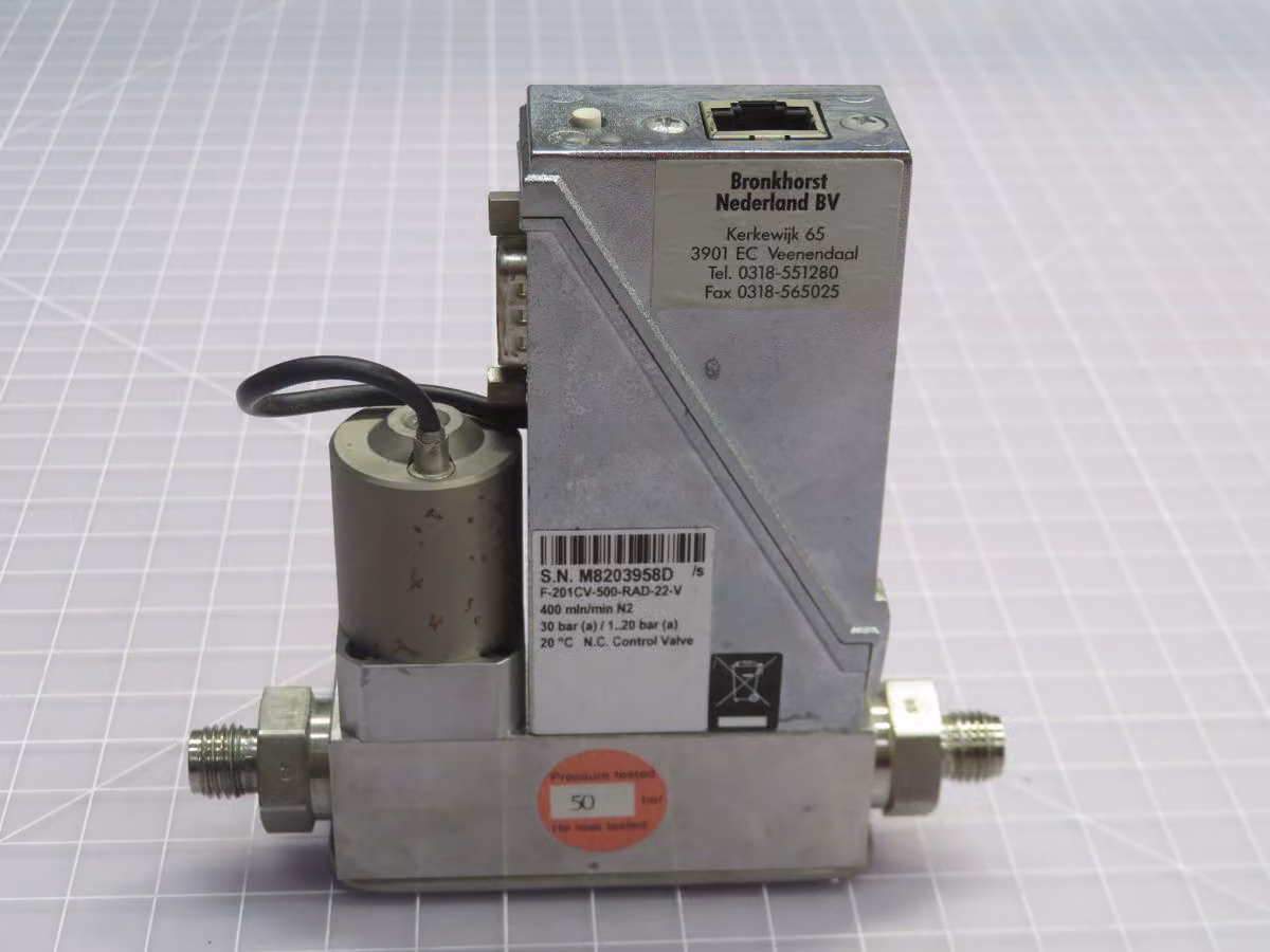 Bronkhorst #F-201CV-500-RAD-22-V, Control Valve - Image 3