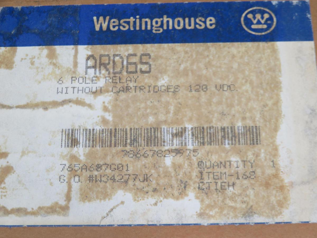 Westinghouse #ARD6S, 6 Pole Relay - Image 7