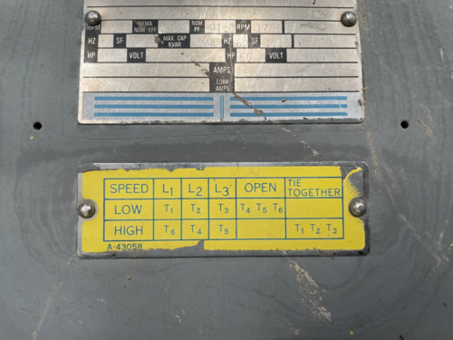 100 HP 3545 RPM Marathon #4A-405TSTDS7243AN-W, electric motor, type TDS, Frame 405TSC, 230 Volts, 228 amps - Image 9
