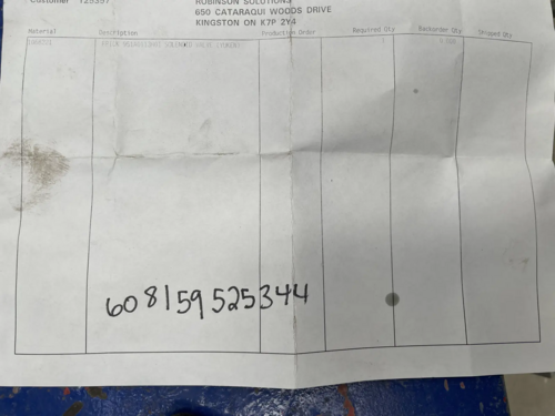 Frick #951A0113H01, Yuken solenoid valve - Image 4