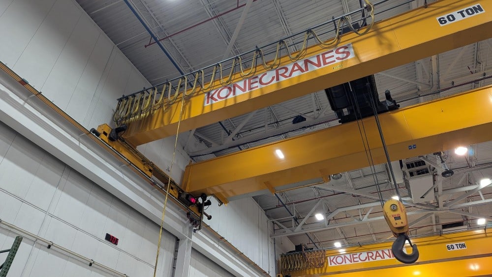 60 Ton, KONE, 60' 0" Span, 30' Lift, Class D, Pendant, VFD All Motions, 2007, Qty 2 Avail [#2788] - Image 4
