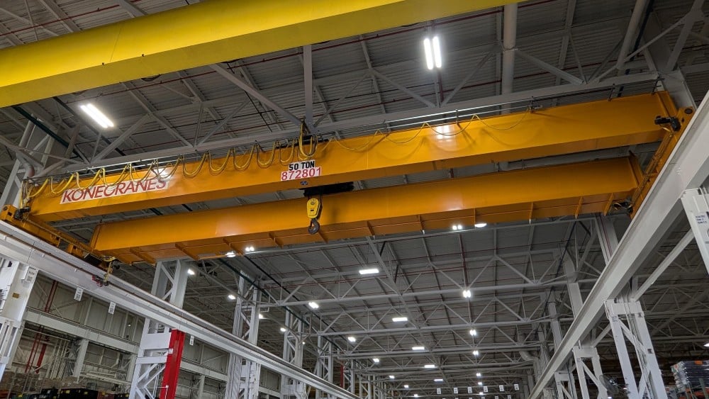 50 Ton, KONE, 66' 5" Span, 41' Lift, Class D, Radio Control, VFD All Motions, 2008 [#2790] - Image 1