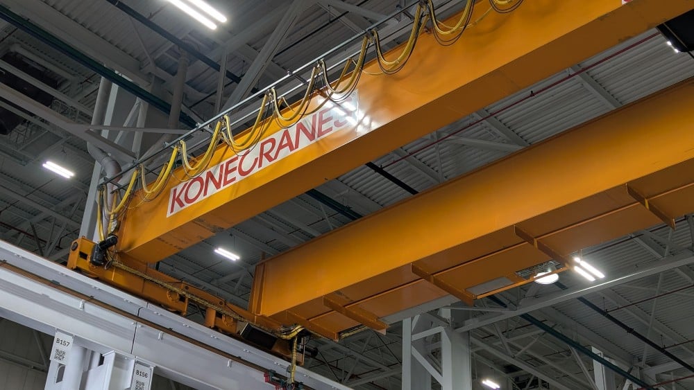 50 Ton, KONE, 66' 5" Span, 41' Lift, Class D, Radio Control, VFD All Motions, 2008 [#2790] - Image 5