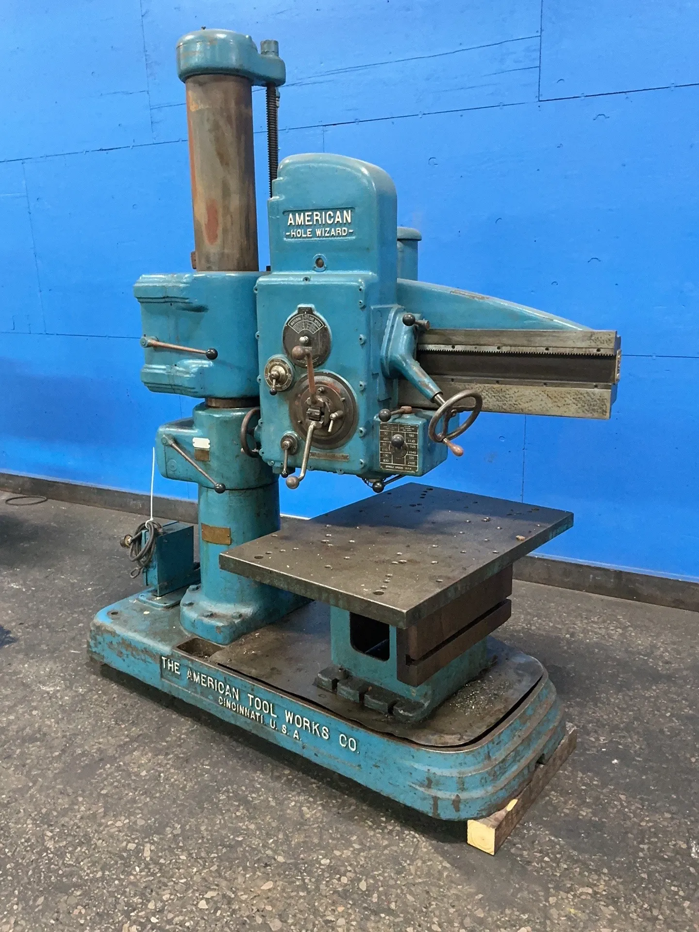 3' -9" American Tool Works Hole Wizard, Radial Arm Drill, 220 V. - Image 1