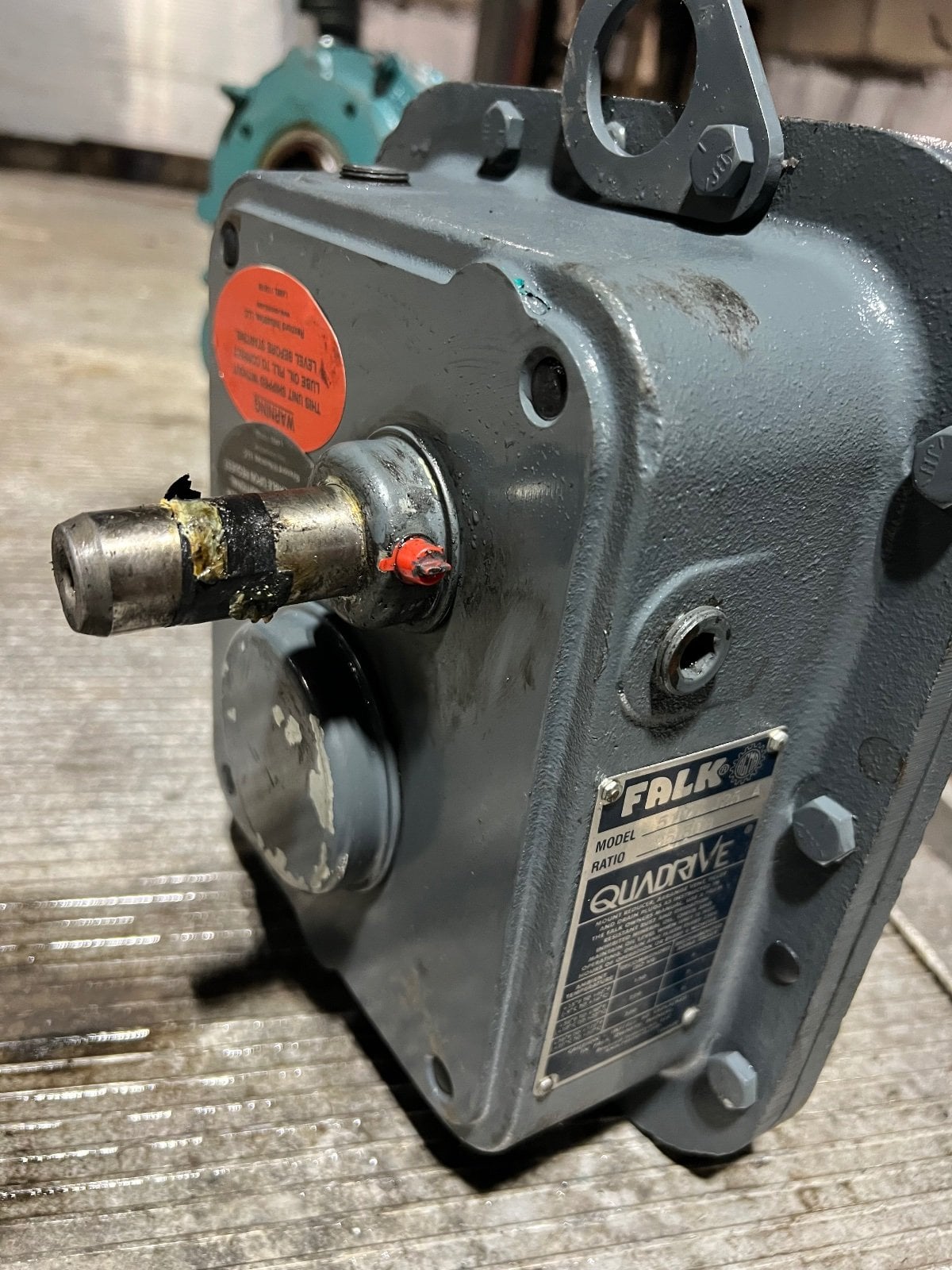 Falk #5107J25A, Quadrive shaft mount speed reducer, 25.80 :1 ratio - Image 4