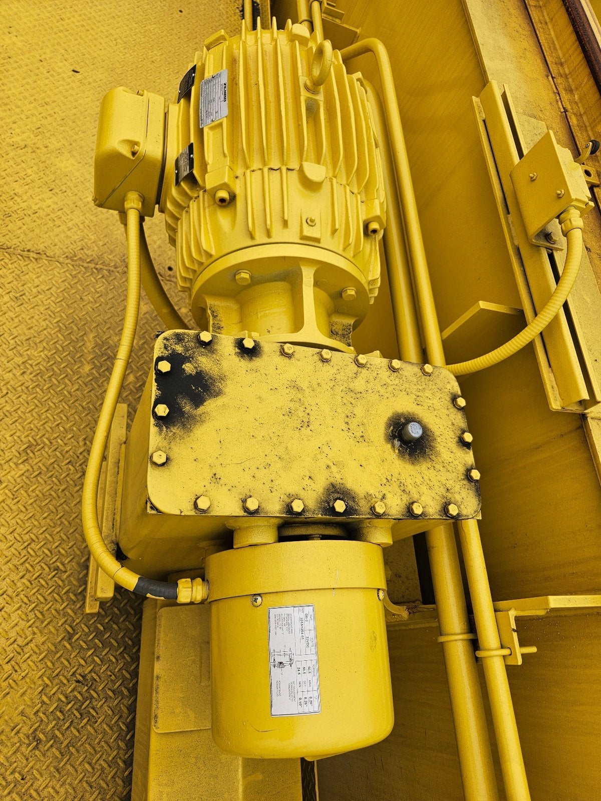5 Ton, Zenar, 50' Span, 45' Lift, top running double girder bridge crane, cab operated, dual hoist trolleys - Image 8