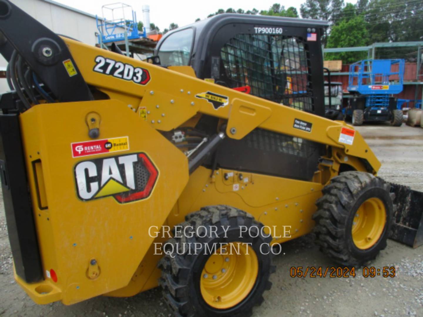 Cat 272D3, Skid Steer Loader, 2275 hours, S/N: TP900160, 2022 - Image 3