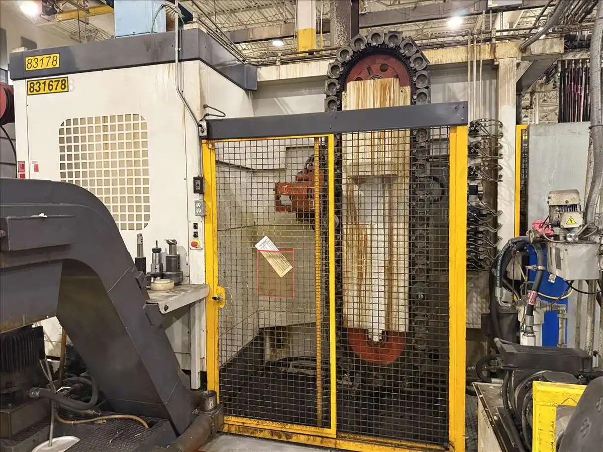 Trevisan #DS450/130C, CNC horizontal machining center, Fanuc 31iA, 42.1" X, 31.5" Y, 35.4" Z, 3000 RPM, 46 - Image 9