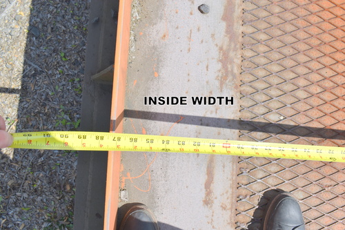 40' Yard Loading Ramp, mobile ramp, hinged dock plate & floor plate, hand crank height adjustment, 96" - Image 10