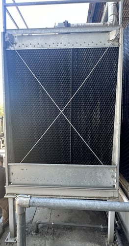 Marley #NC83031GG-07, Cooling Tower, 347 GPM, 20 HP, Eaton motor starter & disconnect, ladder & railing - Image 5