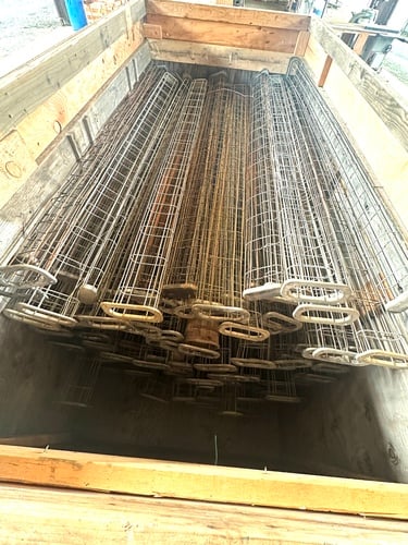 Donaldson Torit Baghouse Oval Filter Cages (180 available) 8' filter cage length, fits RF, RFT, RFW & RA - Image 4