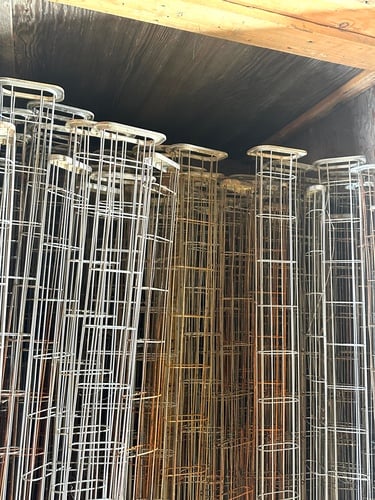 Donaldson Torit Baghouse Oval Filter Cages (180 available) 8' filter cage length, fits RF, RFT, RFW & RA - Image 5