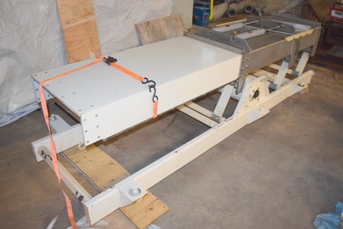 Eriez #TM2412, Tuned Two-Mass Vibratory Feeder Conveyor, pneumatic slide drop out gate, 230/460 V. - Image 9
