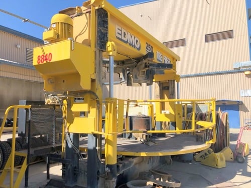 250 Ton, Edmo #250-LD, Hydraulic Tire Press, for 35"-57" rim tires & 46/65-45, 50/80-57 loader tires, (2 - Image 8