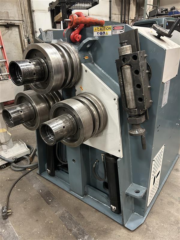 Durma #PBH-100, profile bender, 3 roll driven, 4.3"/3.9" shaft diameter, 12.4" roll diameter, 15 HP, 26.2 - Image 7