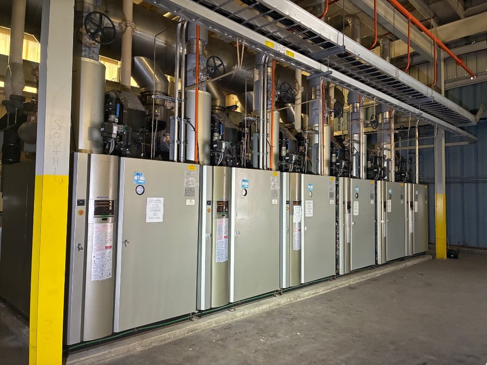 *almost* complete natural gas fired steam plant. Miura 300HP boilers. 2014 - Image 1