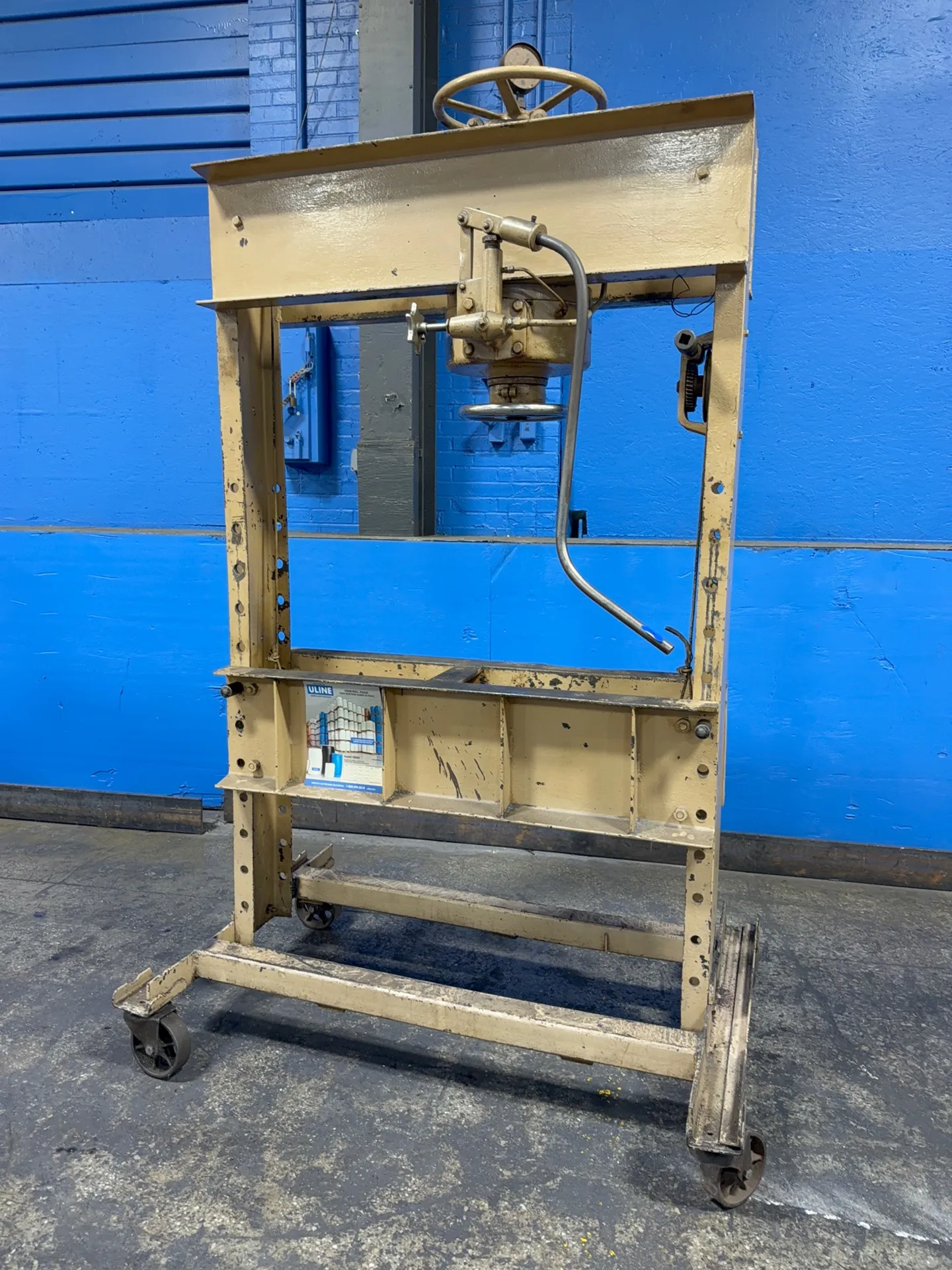 Portable H frame press, 44" wide opening - Image 1