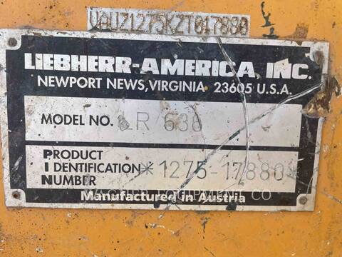 Liebherr LR 636, Track Loader, 9367 hours, S/N: 1275-17880, 2019 - Image 6