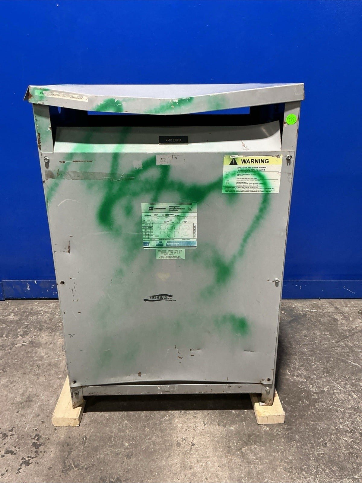 75 KVA 480 Delta Primary, 208Y/120 Secondary, Cutler-Hammer N43M28T75A, Dry Type Transformer, 3PH, 60 Hz - Image 2