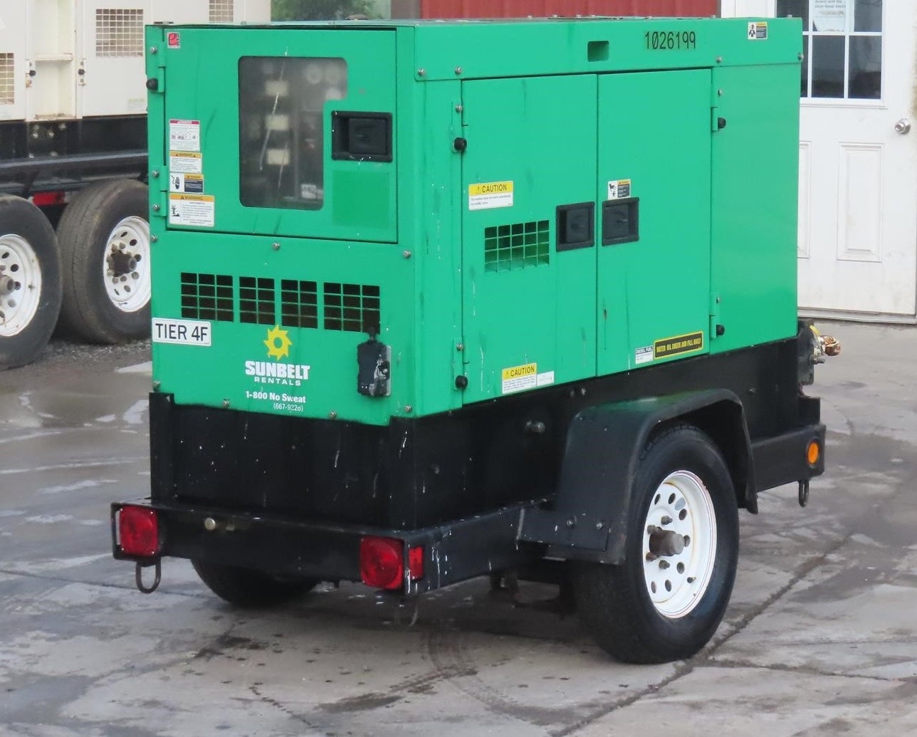 20 KW MultiQuip #DCA-25SSIU4F, mobile diesel generator set, 25 KVA, Isuzu 4LE2T engine, sound attenuated, 41 - Image 3