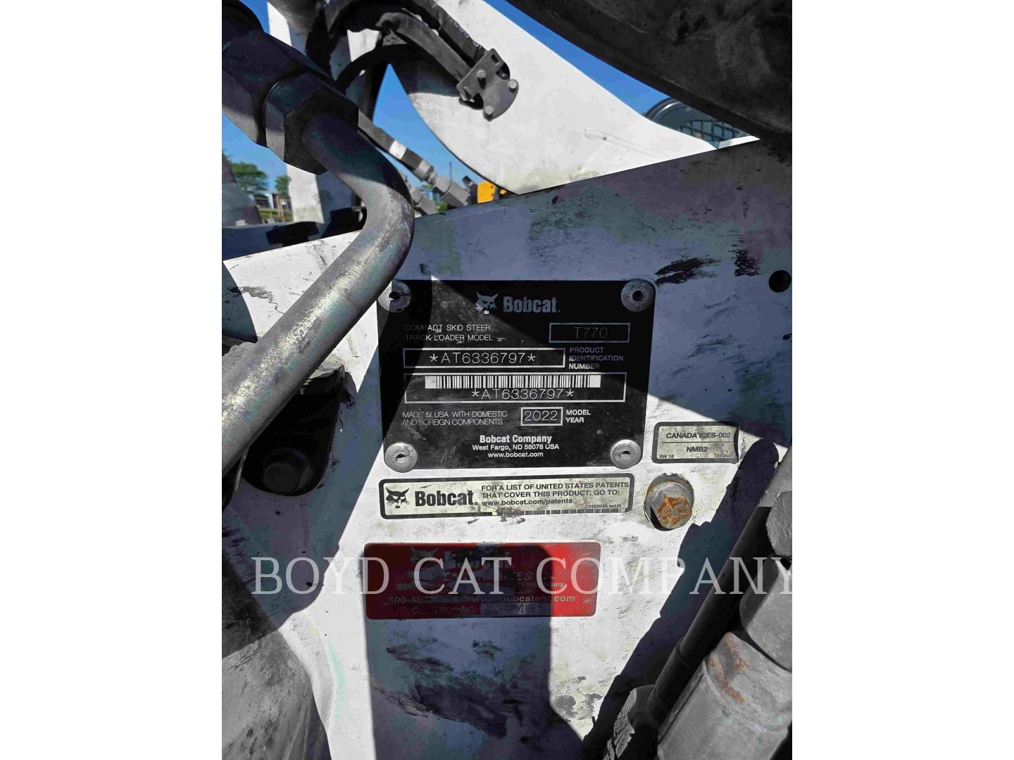 Bobcat T770, 2777 hours, S/N: AT6336797, 2022 - Image 6