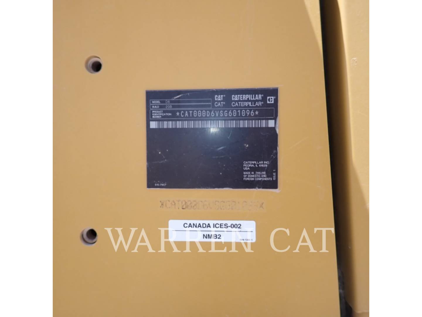 Caterpillar D6, 3695 hours, S/N: SG601096, 2023 - Image 6