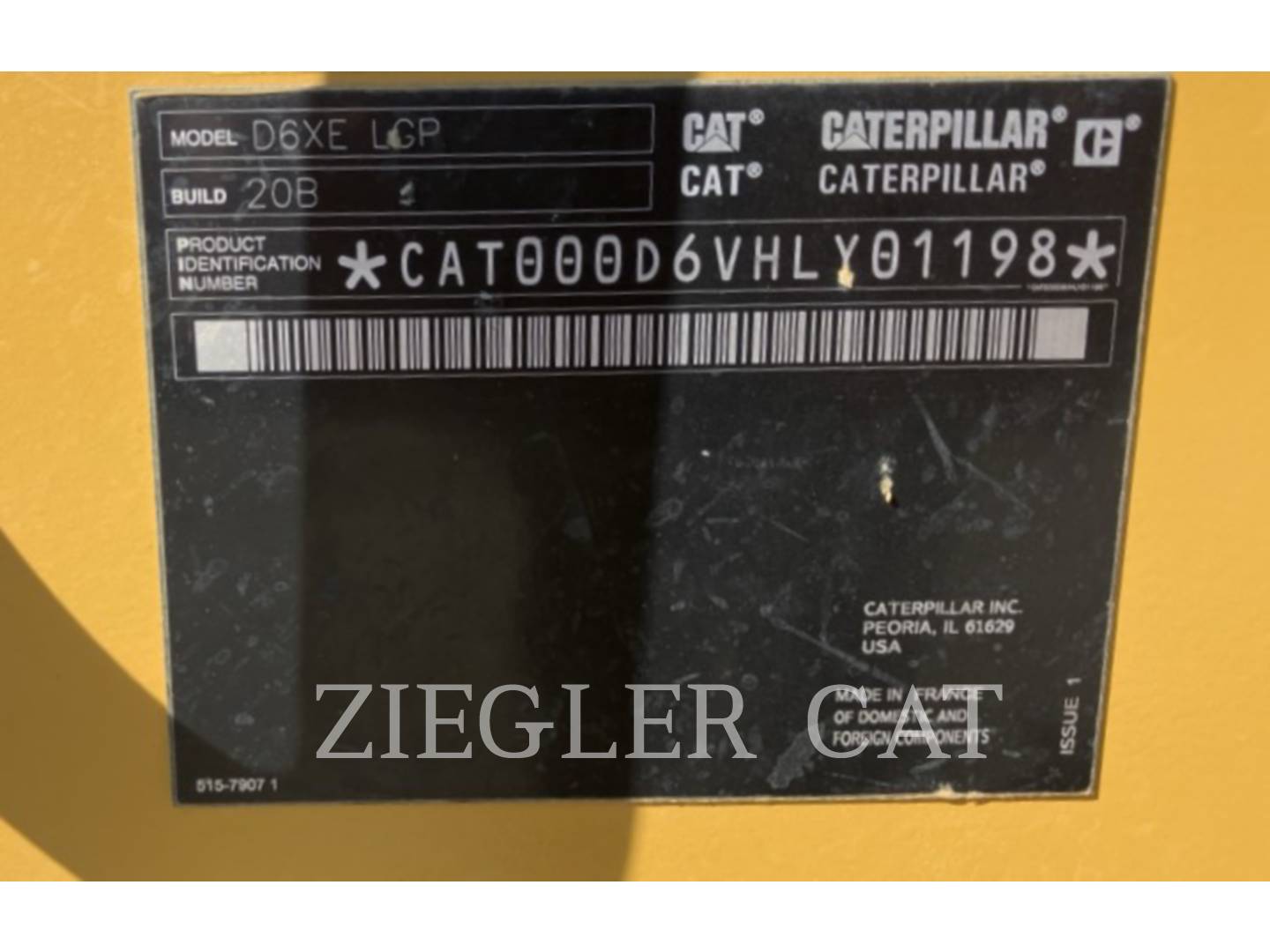 Caterpillar D6XE, 3998 hours, S/N: HLY01198, 2024 - Image 5