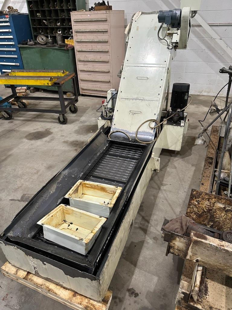Fuji #CE-30, CNC double end facing & centering machine, Fanuc 18iT, 23.6" work length, 2002 - Image 6