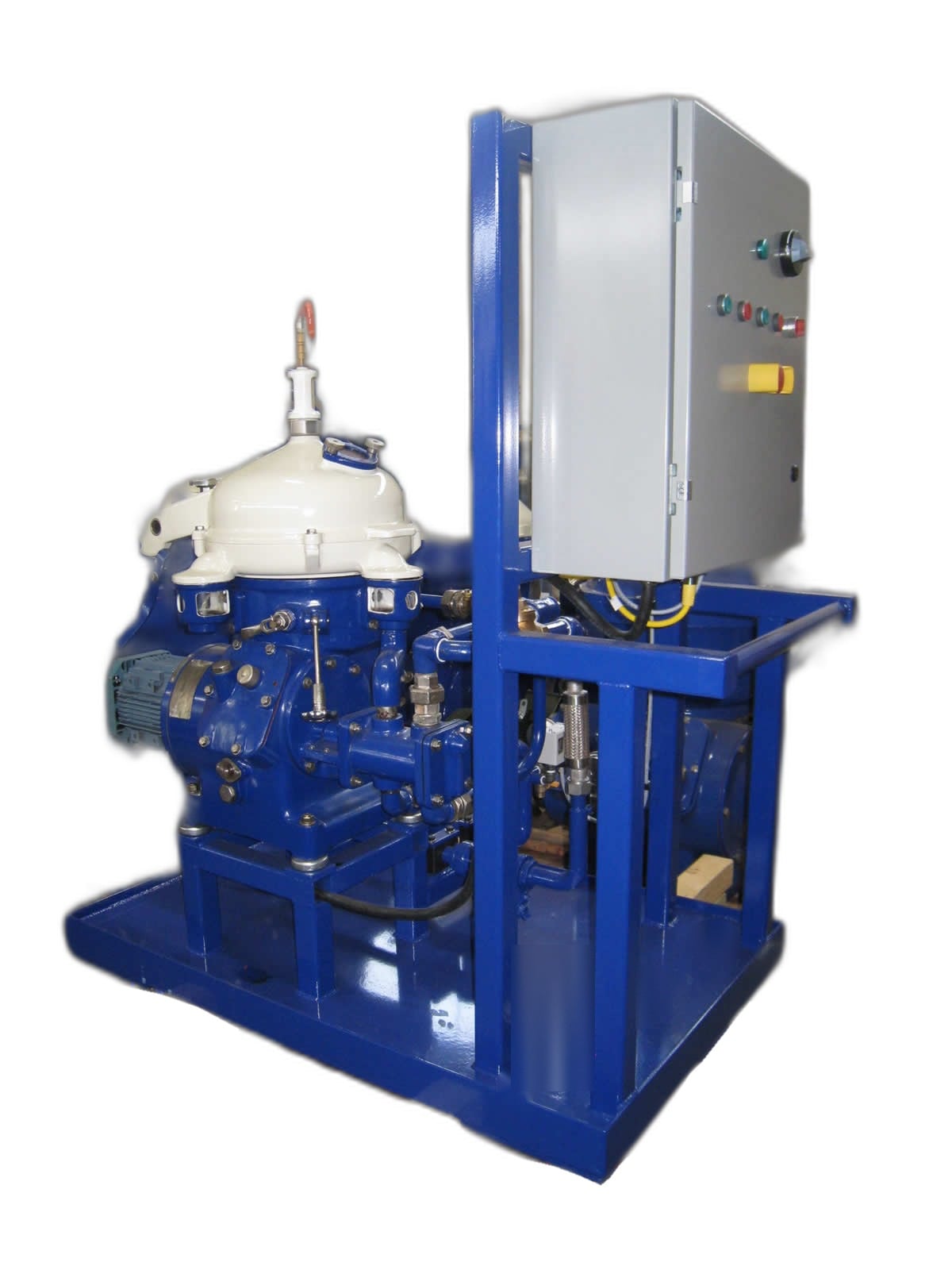 Alfa-Laval #MAB-104 Centrifuge Skid with Control Panel, Tested, In Stock - Image 1