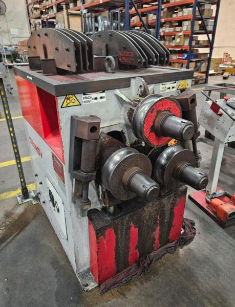 3" x 3" x .31" Simasv #CH-3380, hydraulic angle bending roll, double pinch, 4 KW, 2002 - Image 2