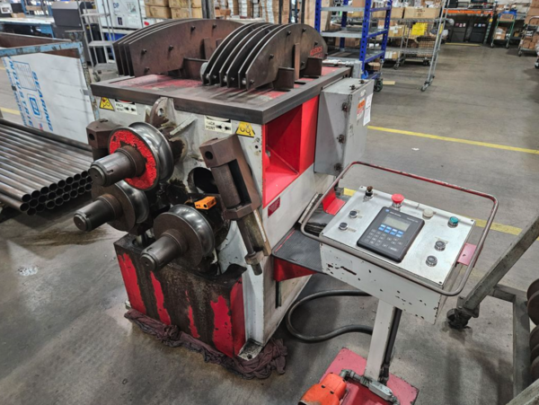 3" x 3" x .31" Simasv #CH-3380, hydraulic angle bending roll, double pinch, 4 KW, 2002 - Image 3