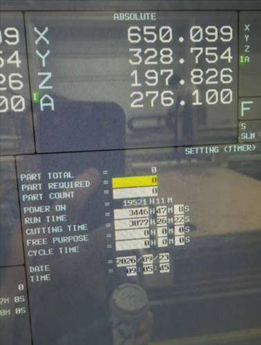 Daewoo Doosan #DNM-6700, CNC vertical machining center, 51.1" X, 26.3" Y, 24.6" Z, 12000 RPM, CAT 40, 30 - Image 10