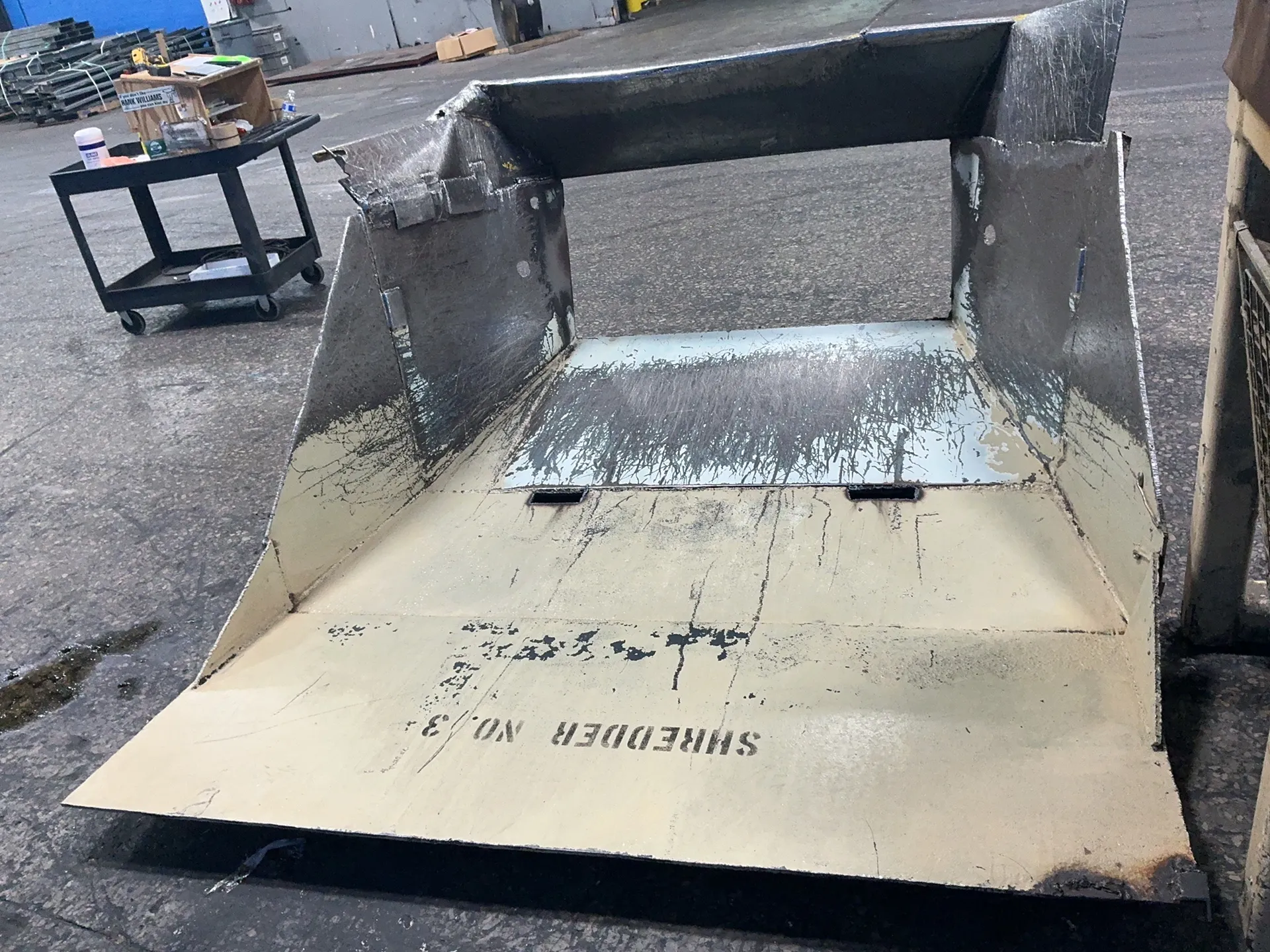 Shredding Systems #1200E, Shredder, 22" x 52" shredding blades, 50 HP, 460 V., 1995 - Image 6