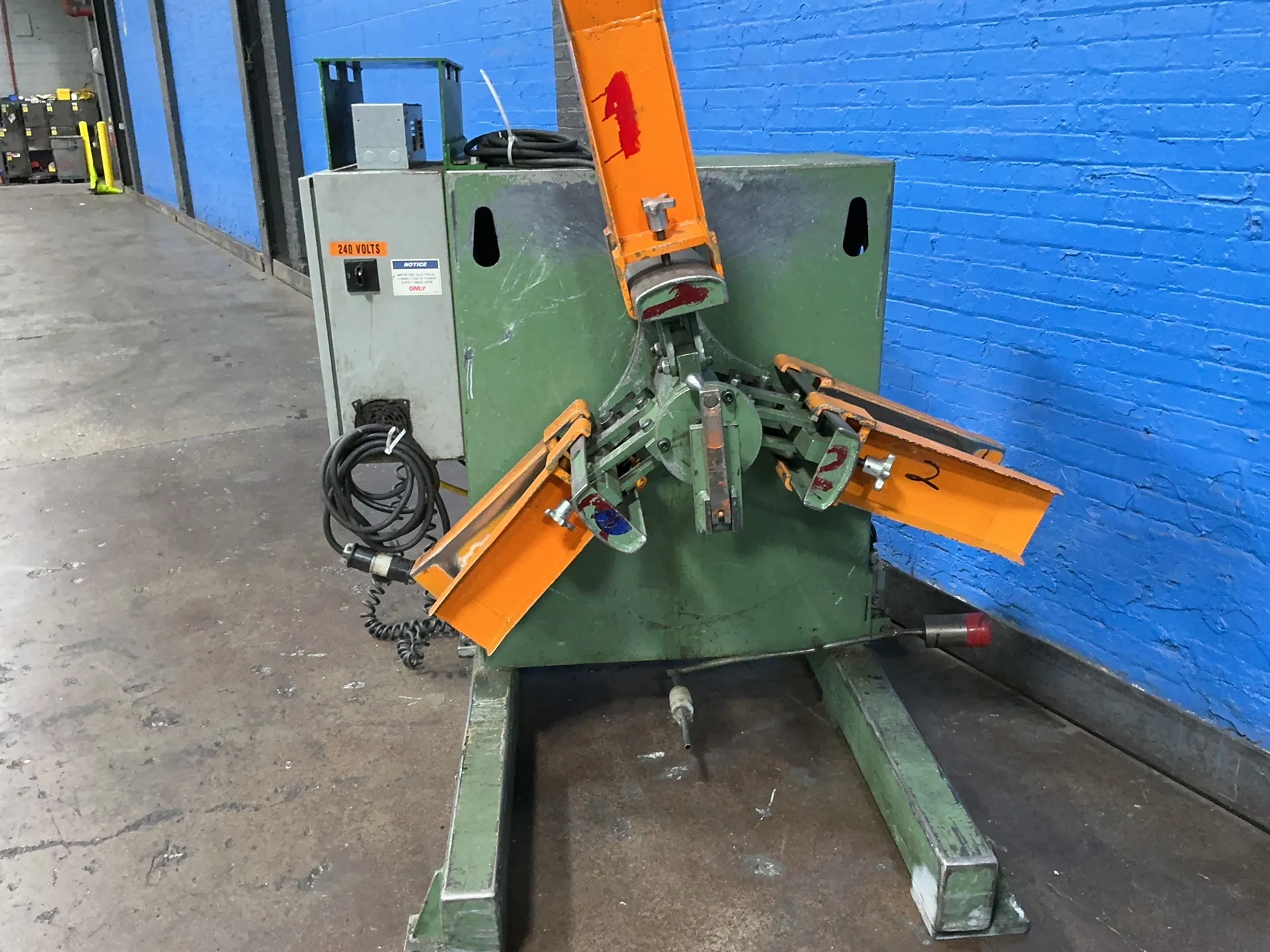 4000 lb. Feed-Lease #PR-46M-12, Coil Reel, 2 HP, 1760 RPM, hand held controls, control handle, 230/460 V. - Image 3