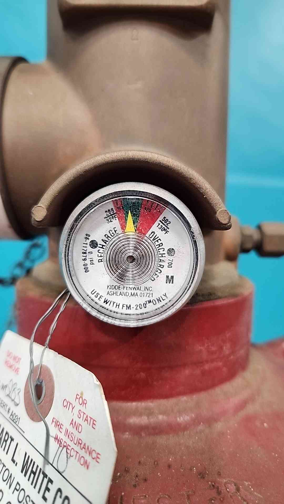 149 lbs. Kidde, Fire Suppression System, FM-200 Agent - Image 5